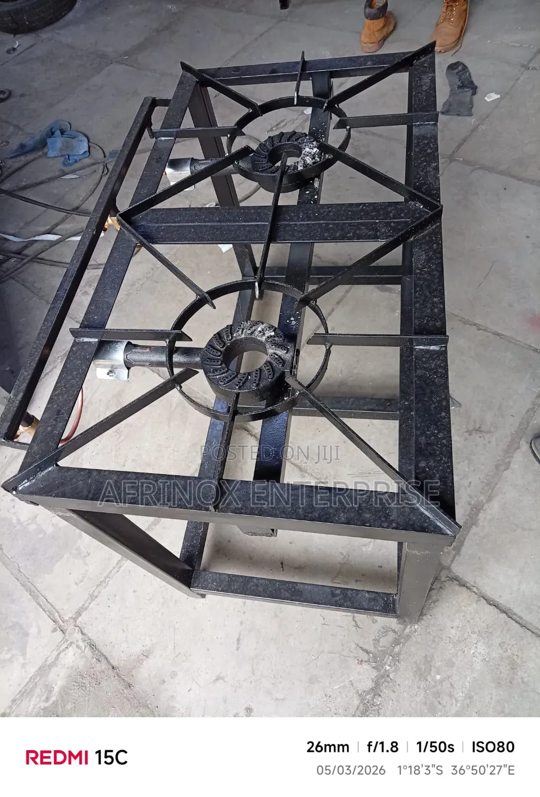 Mild Steel 2 Burner Cooker