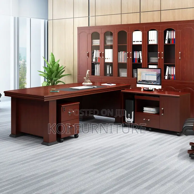Office Desk 1.6m L-Shaped Executive Office Desk