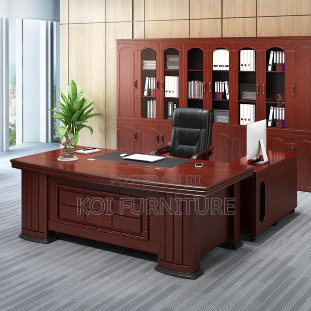 Office Desk 1.6m L-Shaped Executive Office Desk - thumbnail 3
