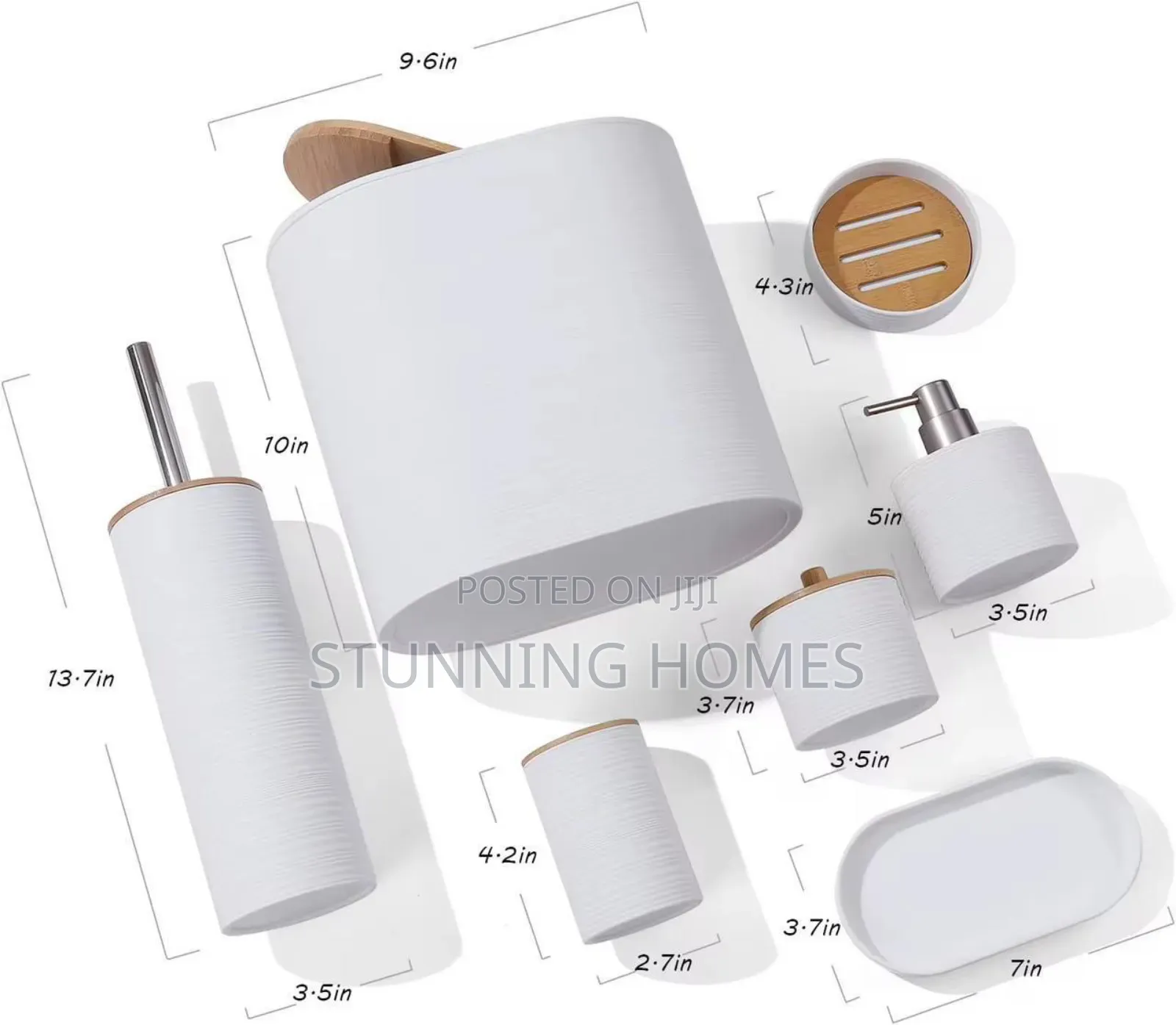 8pcs Set Bathroom Accessories