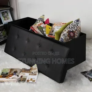 Portable and Foldable Ottoman Storage