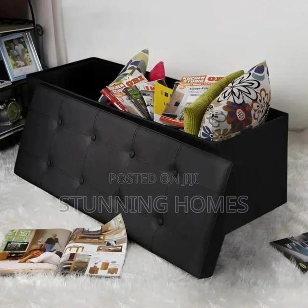 Portable and Foldable Ottoman Storage - thumbnail 2