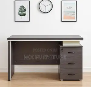 Office Desk : 1.4m Lunato Study Desk Available in Grey Oak