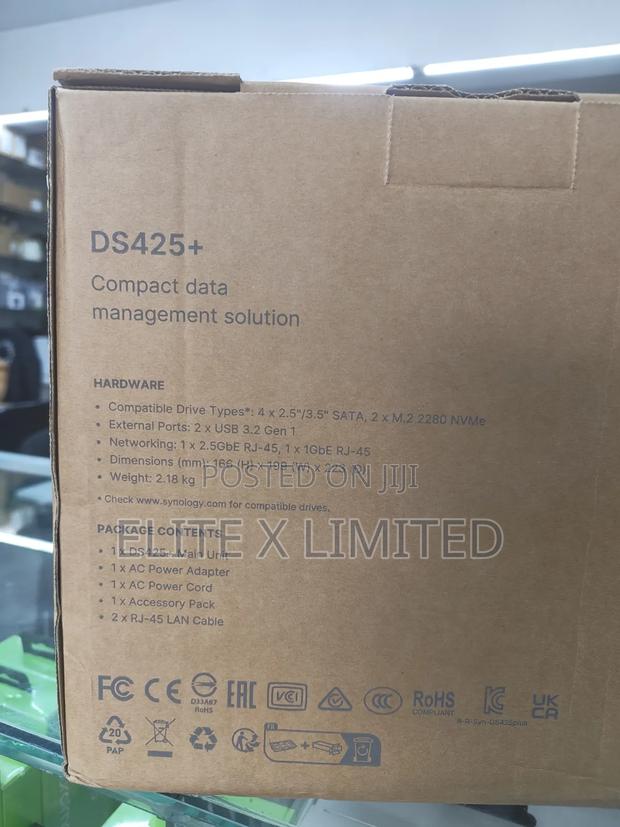 Synology Diskstation Ds425+ (4-Bay) - thumbnail 3