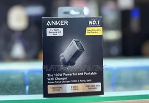 Anker Prime Charger (100w, 3 Ports, Gan)