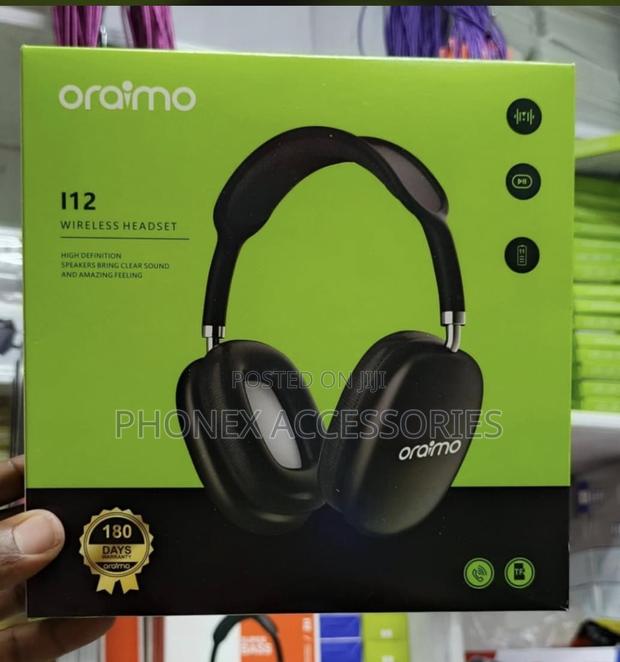 Oraimo I12 Wireless Headphones – Powerful Bass Comfort 