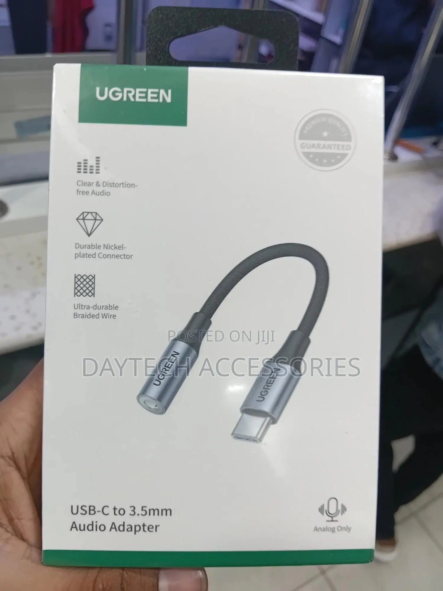 This Is a Ugreen Usb-C to 3.5mm Audio Adapter.