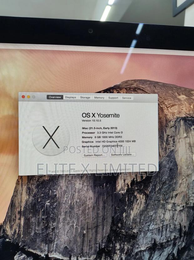 Desktop Computer Apple iMac 8GB Intel Core i3 HDD 500GB - thumbnail 2