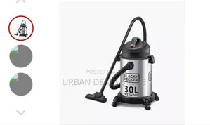 *Black+Decker Vacuum Cleaner*
*Wet and Dry Functions*
30ltrs