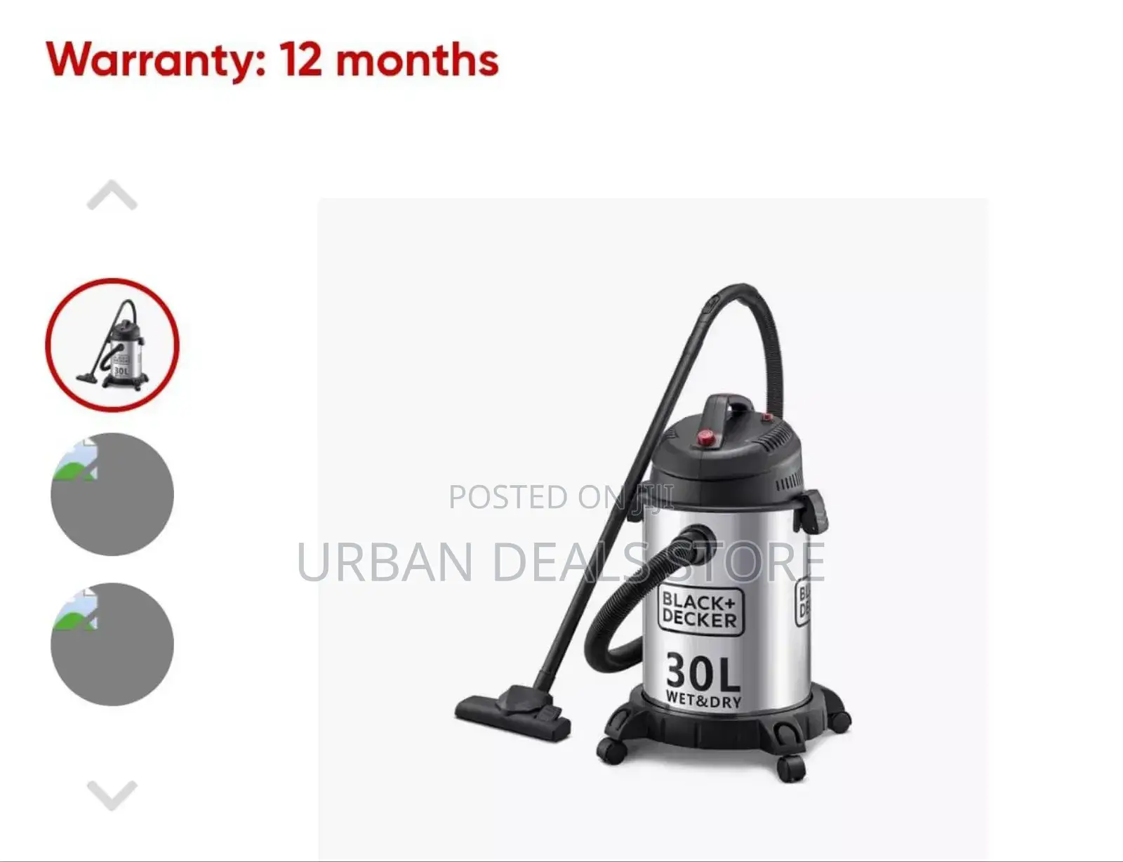 Black+Decker Vacuum Cleaner