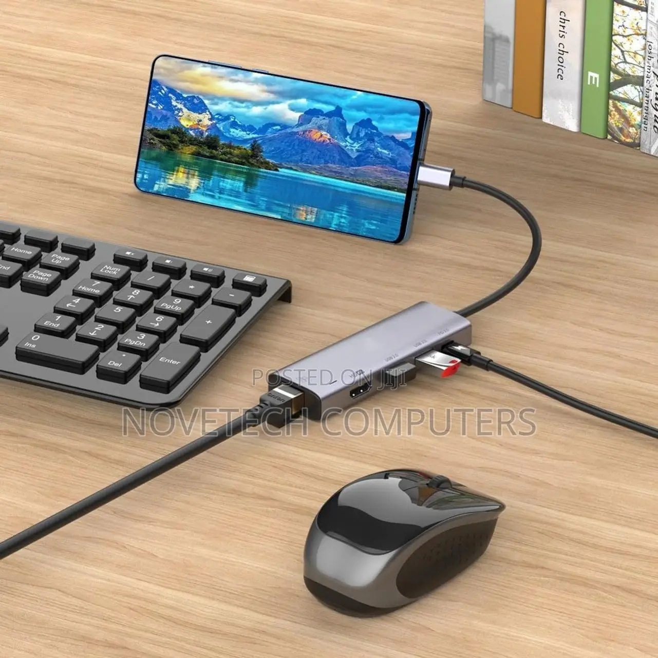 Type C To Hdtv 5 In 1 Lan Type C Usb 2 Hdtv