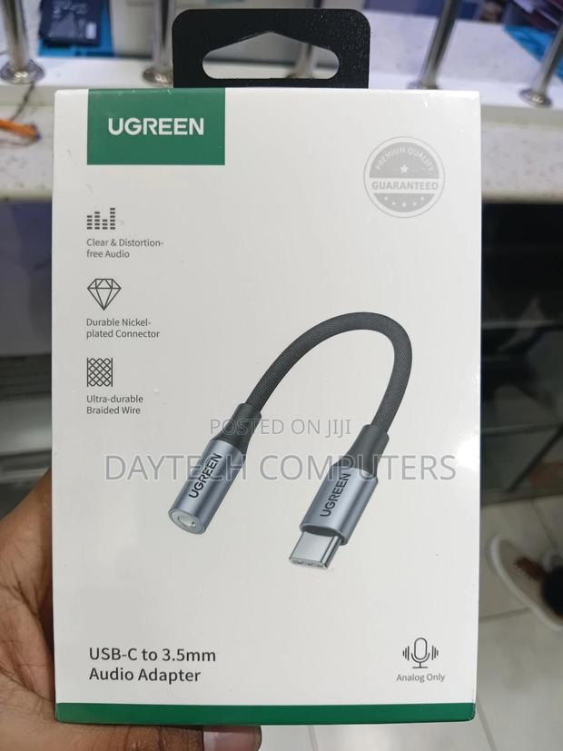 Ugreen Braided Usb C to 3.5mm Audio Adapter - Grey - thumbnail 3