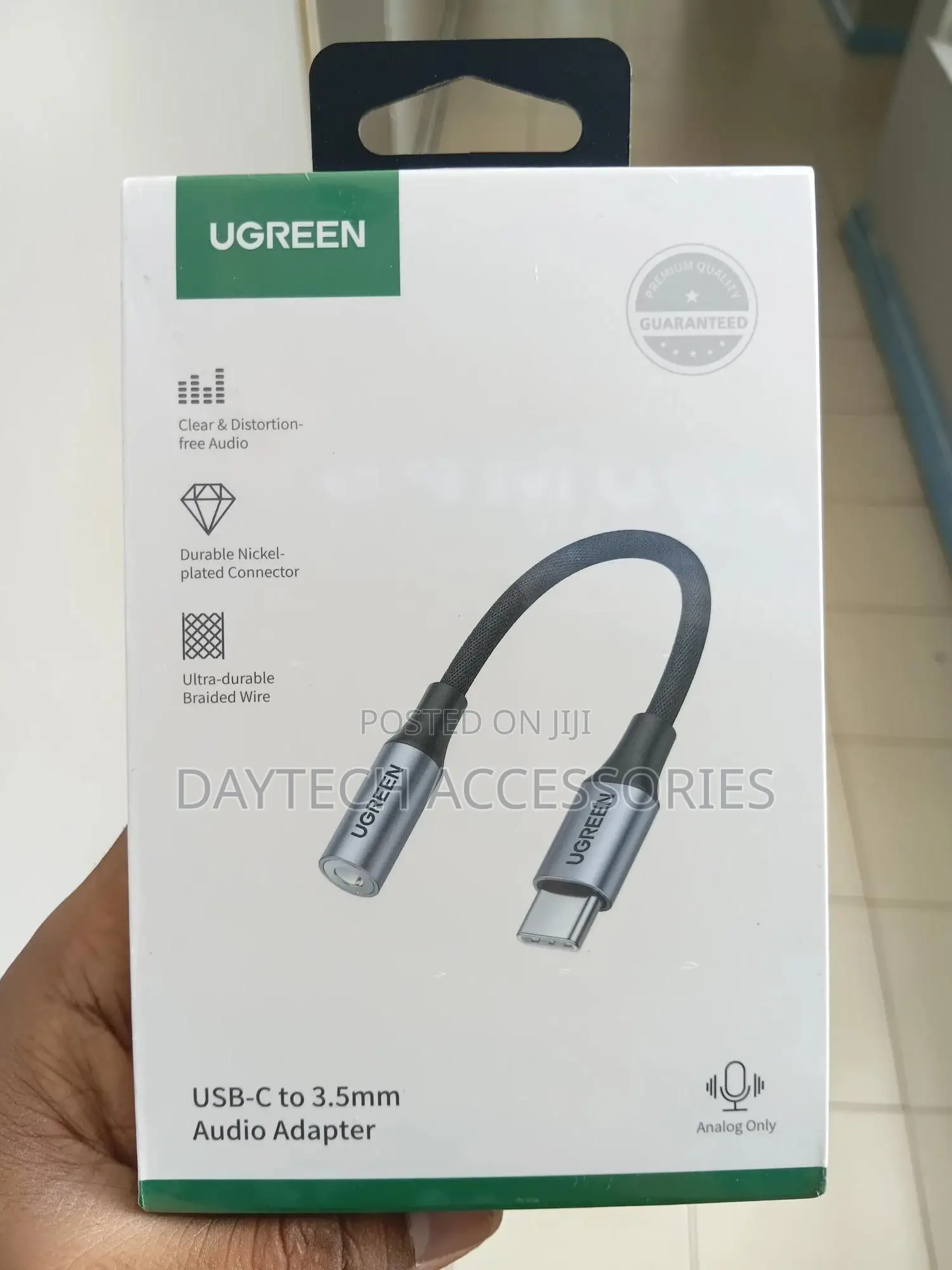 Ugreen Usb C to 3.5mm Dac Amplifier Aux Adapter Hi-Fi Stereo.