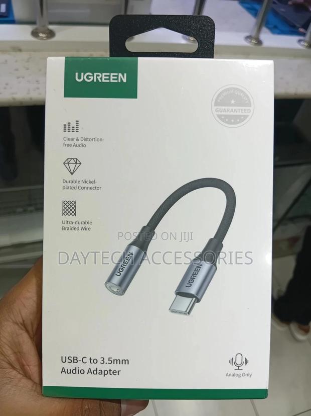 Ugreen Usb C to 3.5mm Dac Amplifier Aux Adapter Hi-Fi Stereo.