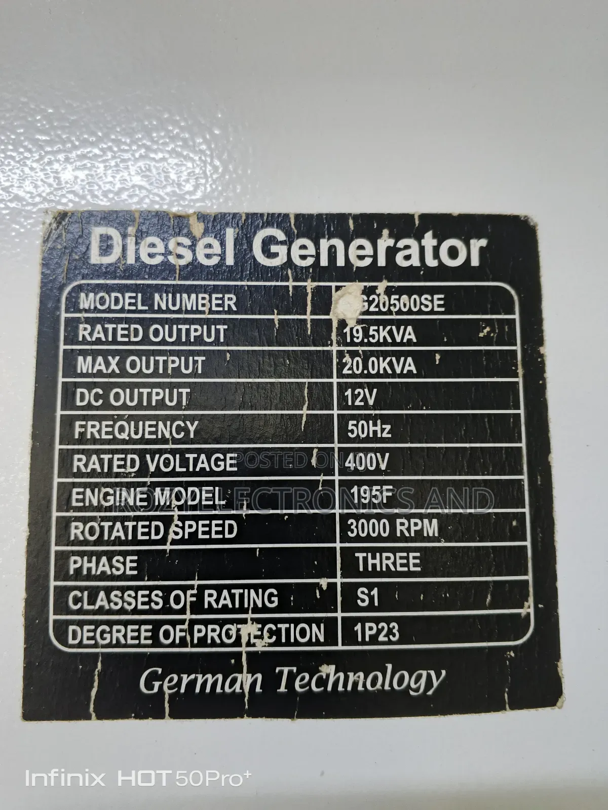 Heavy Duty Silent Generator 20 Kva