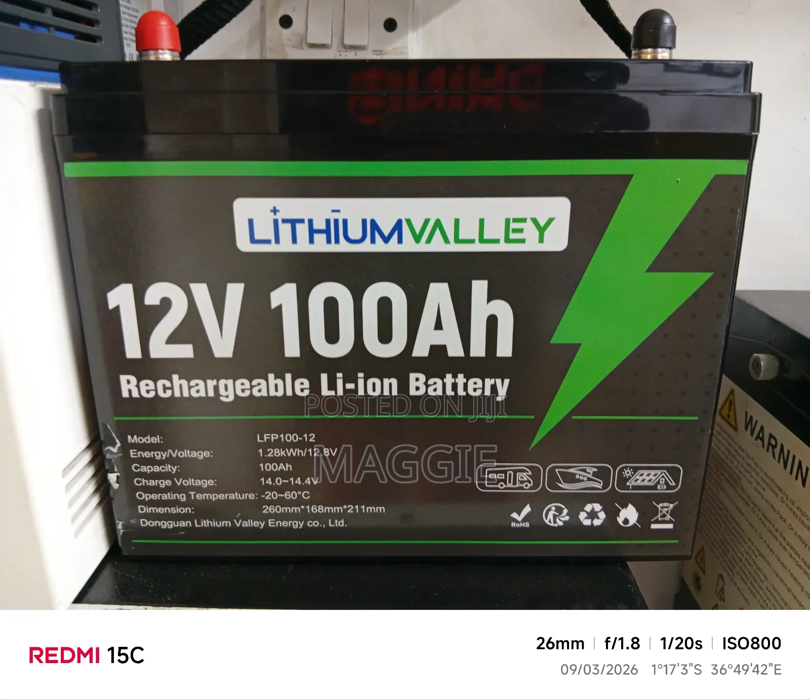 Lithium Valley 12v 100ah