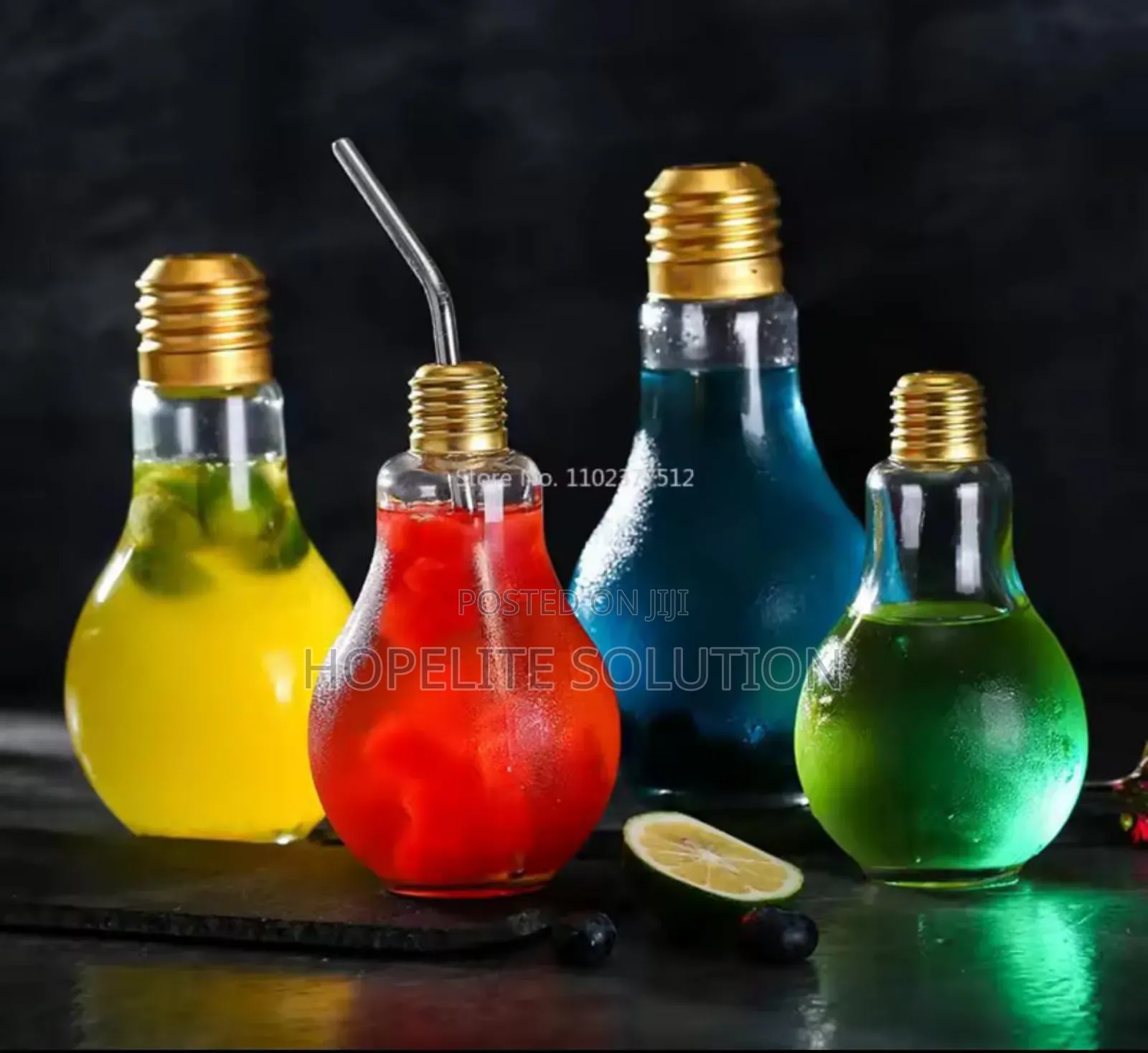 Bulb Shaped Drinking Glasses