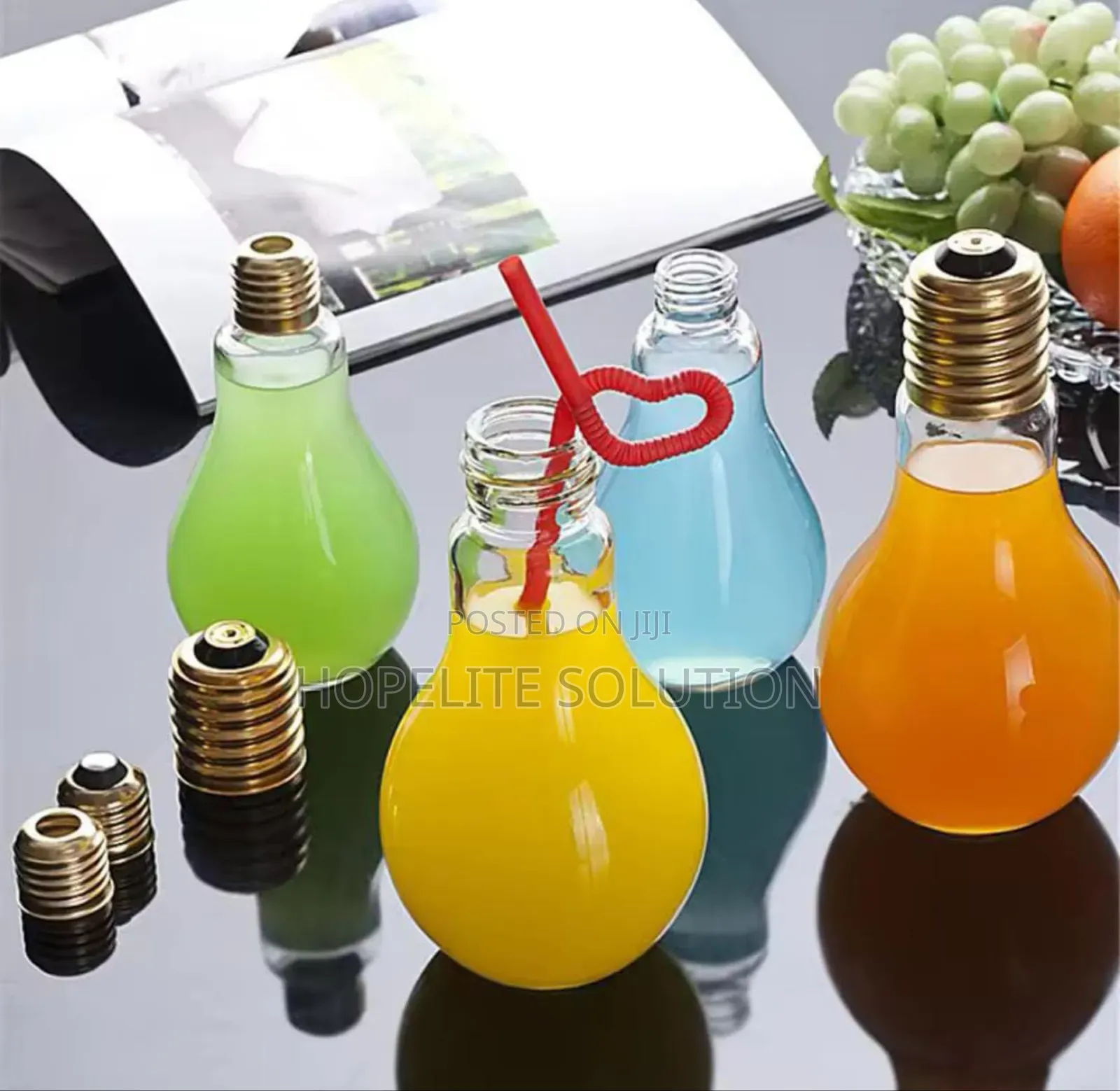 Bulb Shaped Drinking Glasses