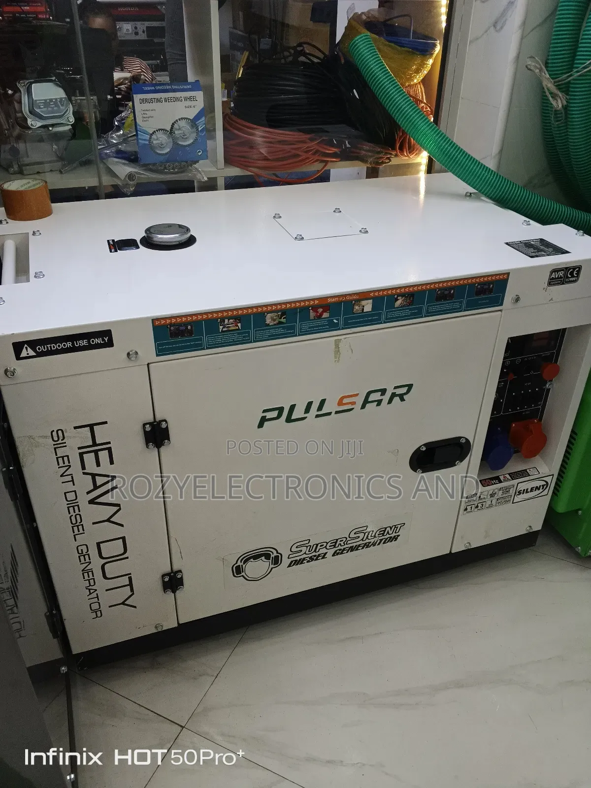 Heavy Duty Silent Generator 20 Kva