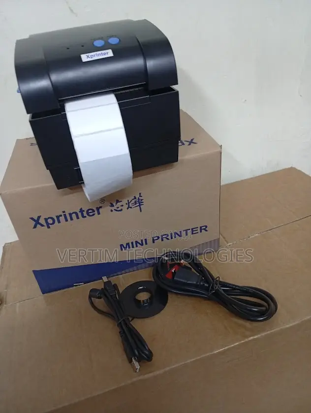 Xp330b Xprinter Thermal Label Printer Black and White Barcode Printer