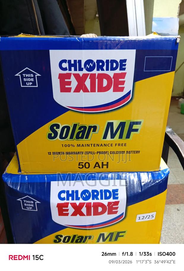 Chloride Exide Solar Mf 50ah