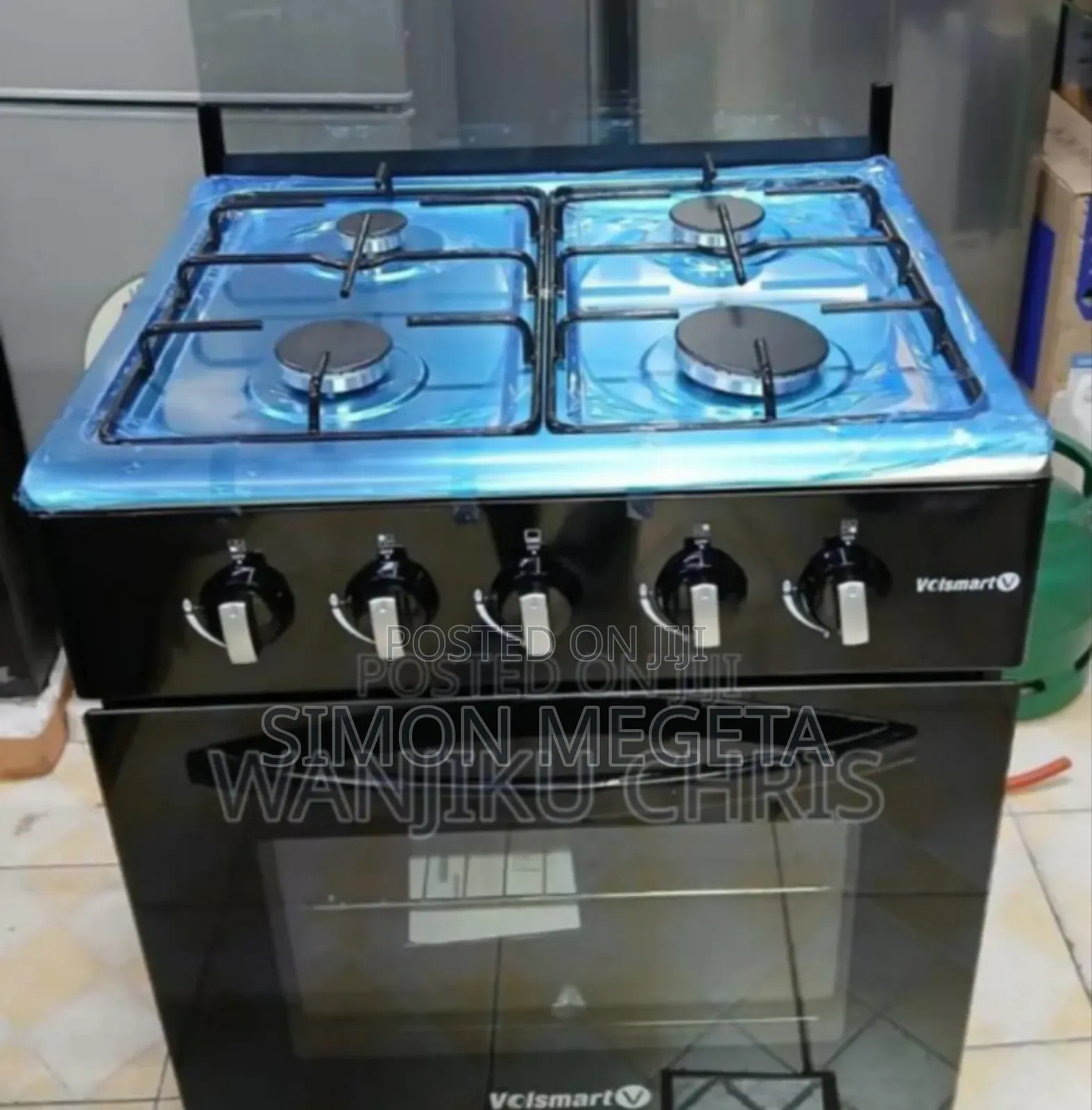 With Gas Oven Volsmart 60*60 Full Gas Cooker