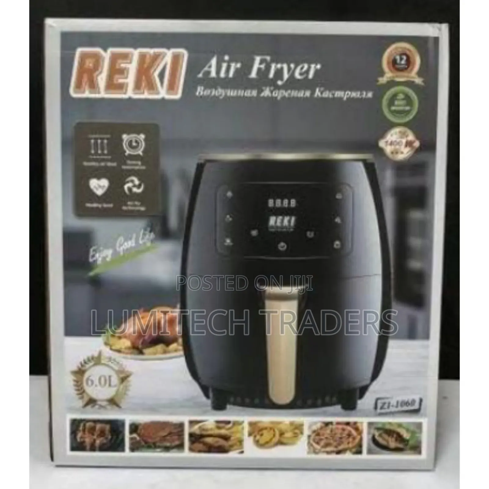 Reki 6 LTRS Air Fryer (Non Stick)