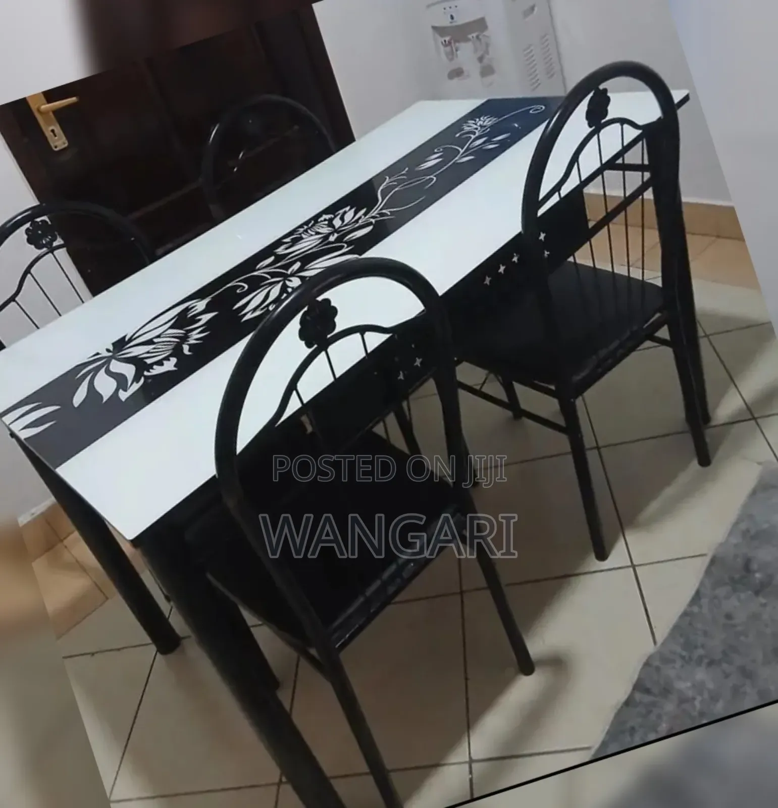 We Also Do Delivery, 4 Seater Marble Dinning Table,