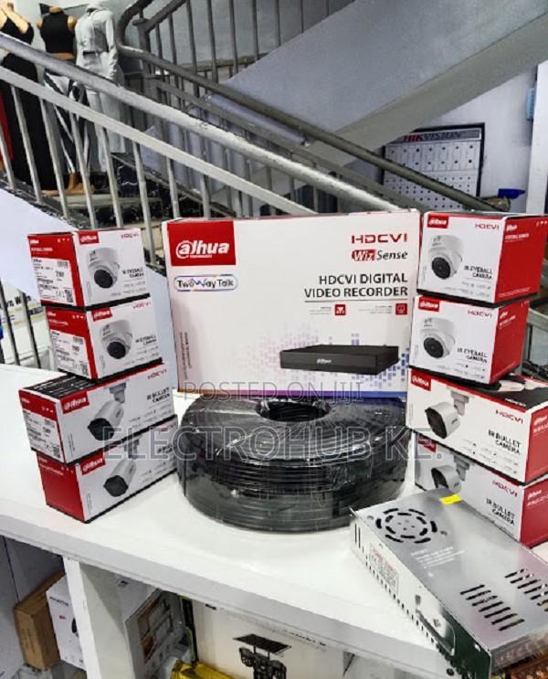Dahua Cctv Camera 8 Channel Complete Installation Cctv Full Package