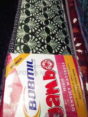 Bobmil Jambo High Density Quilted Mattresses. 4x6 8inches Thick.