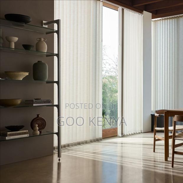 Home Curtain; Vertical Window Blinds For Indoor Light Filtering - thumbnail 2