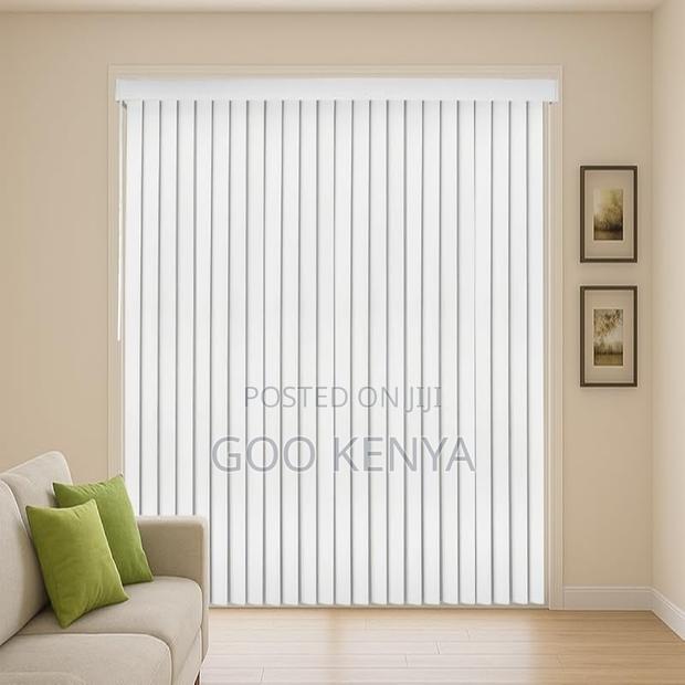 Home Curtain; Vertical Window Blinds For Indoor Light Filtering - thumbnail 3