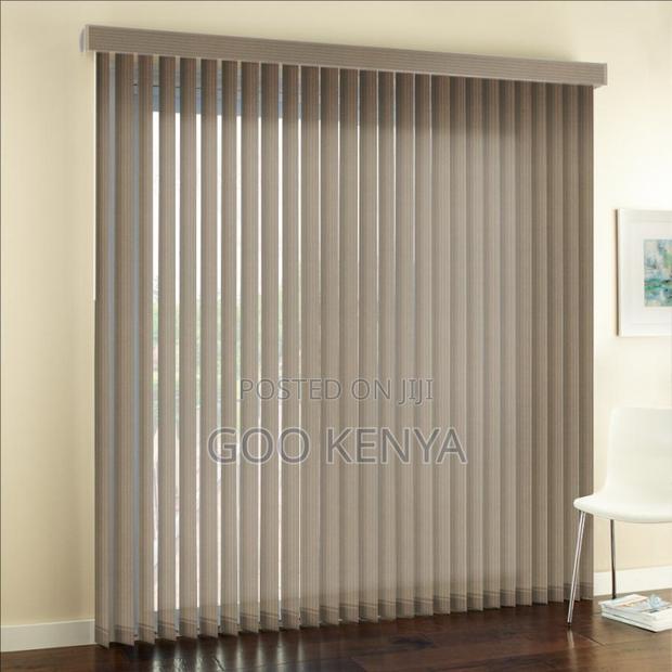 Home Curtain; Vertical Window Blinds For Indoor Light Filtering - thumbnail 5