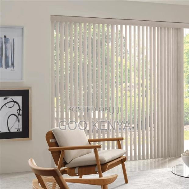 Home Curtain; Vertical Window Blinds For Indoor Light Filtering - thumbnail 7