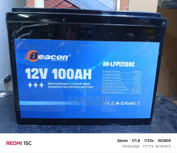 Beacon 100ah 12v Lithium Battery