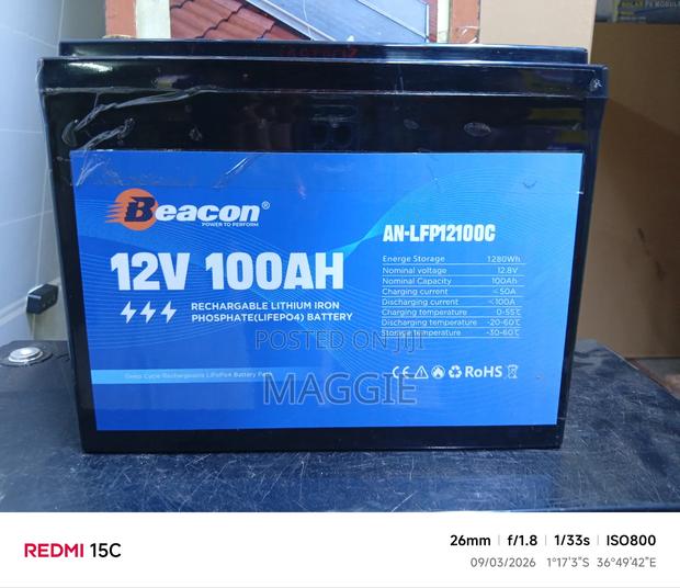 Beacon 100ah 12v Lithium Battery - thumbnail 2
