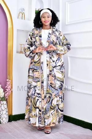 Classy Floral Abaya/Maxi Dress - main view