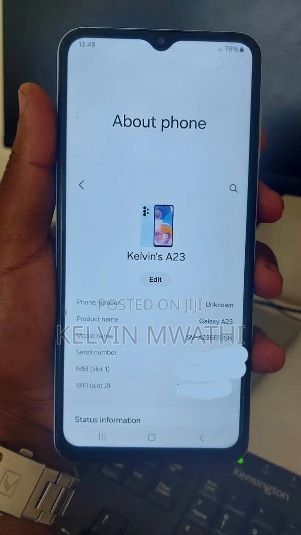 Samsung Galaxy A23 128 GB Blue - thumbnail 4