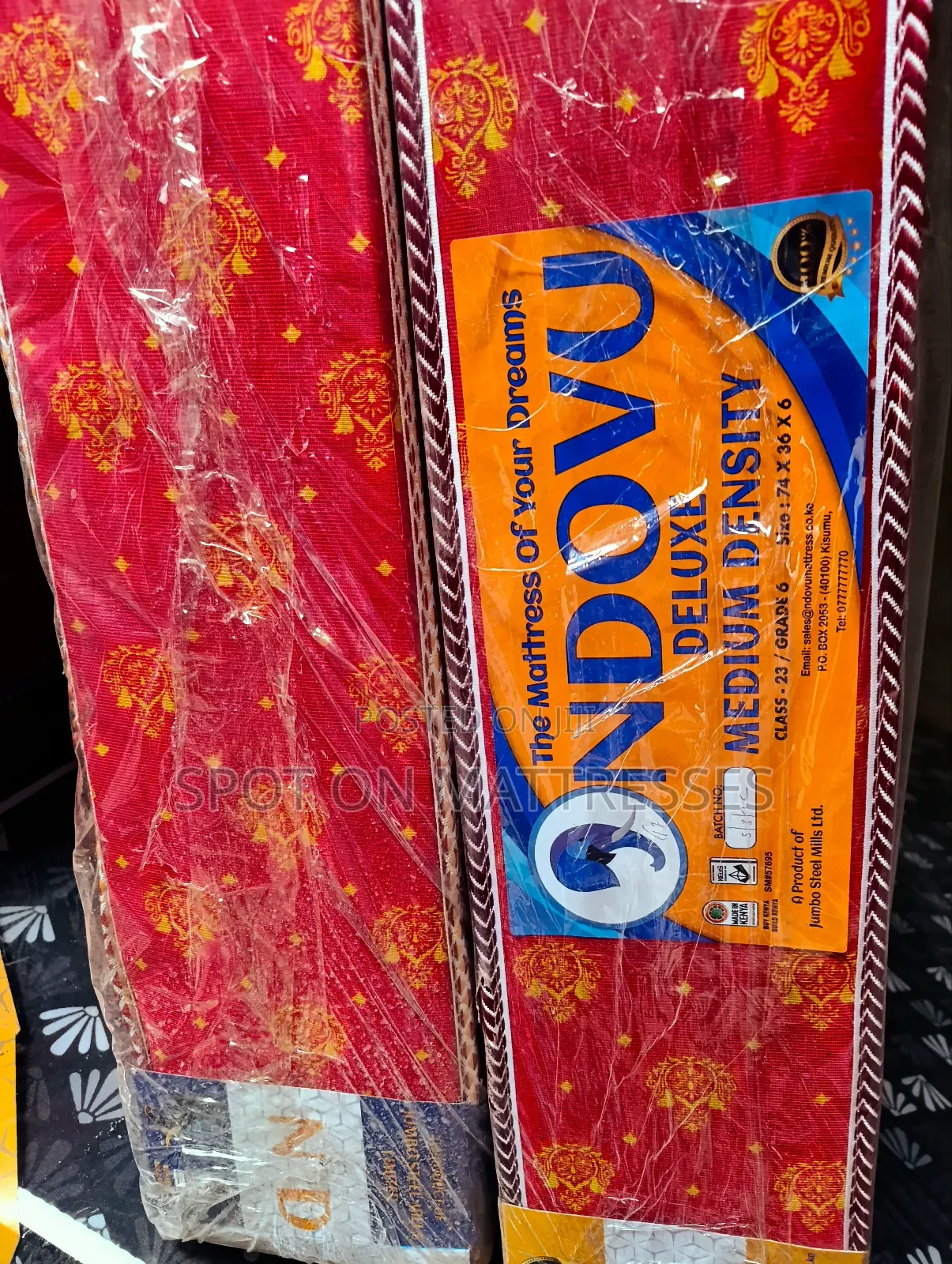 Free Swift Delivery! Ndovu 3x6x6 Medium Density Mattresses.