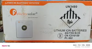 Felicity Solar Lithium Battery
