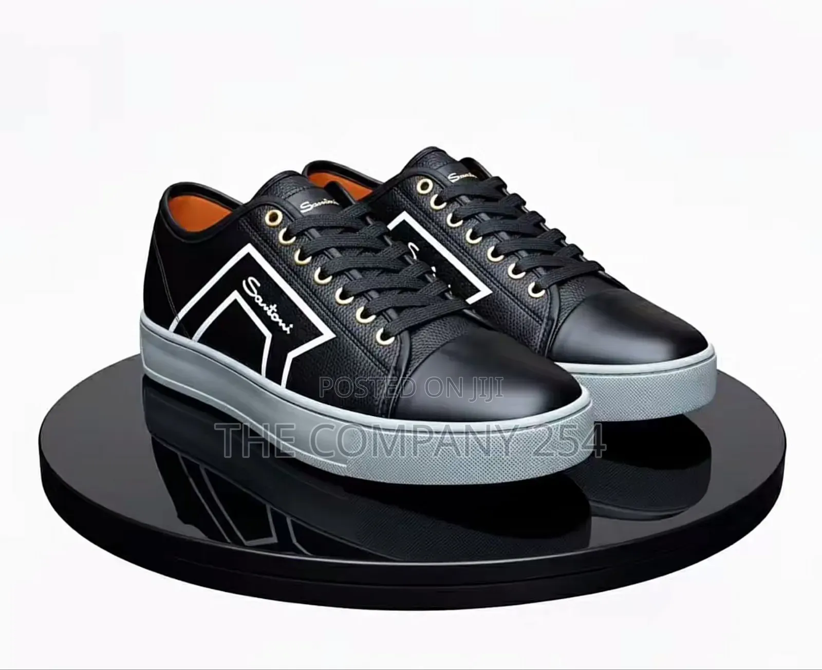 Santana Casual Men Leather Rubber Sole Casual Shoes