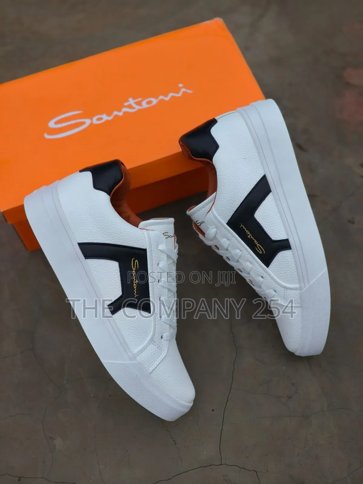 Santana Casual Men Leather Rubber Sole Casual Shoes