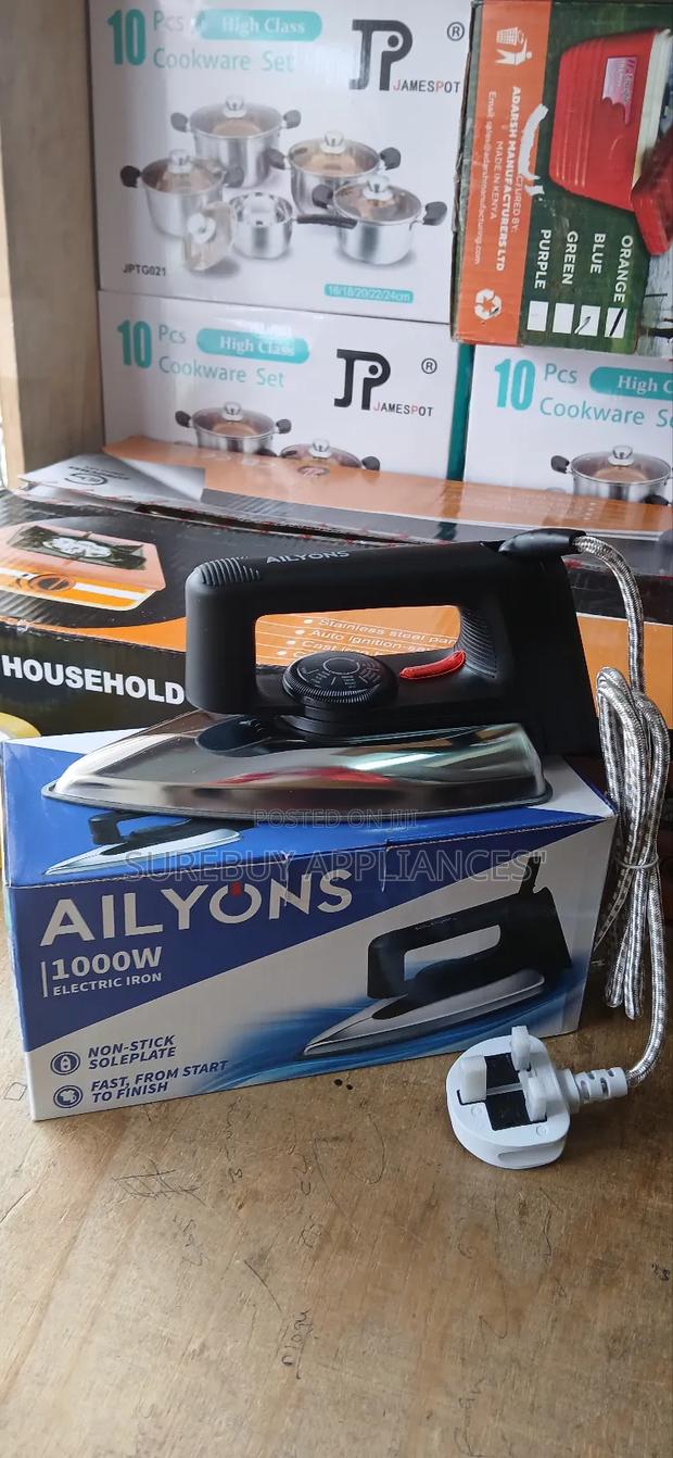 Ailyons 199a Electric Dry Iron Box With Aluminum Soleplate