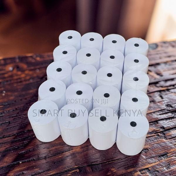 Clean Printing 20 Pieces 80mm by 80mm by 13mm Thermal Paper Rolls - main view