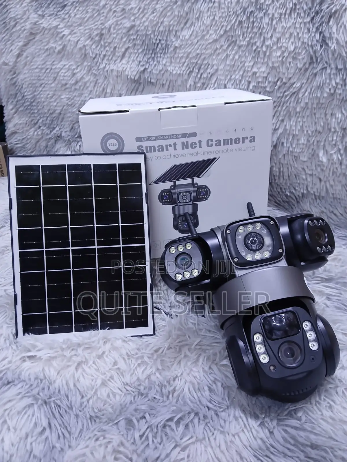 New Model 4g Tripple Lens Solar Powerwith 2 Way Audiosense Motionalert