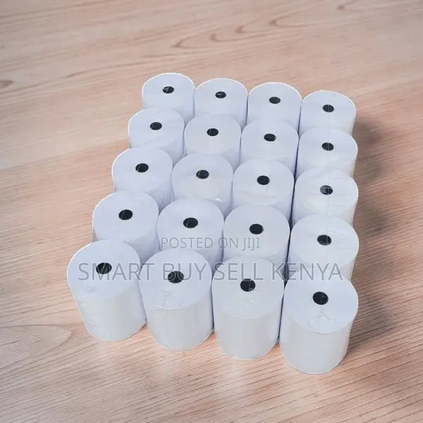 Pos Systems 20 Pieces 80mm by 80mm by 13mm Thermal Paper Rolls