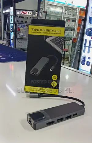 Usb-c 5 In 1 Hdmi,Lan Type Usb Hubs