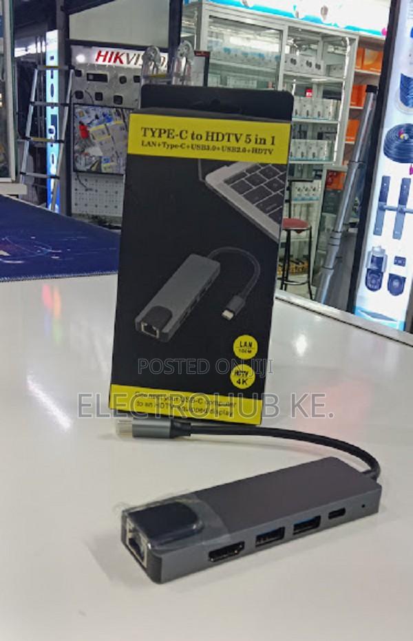 Usb-c 5 In 1 Hdmi,Lan Type Usb Hubs