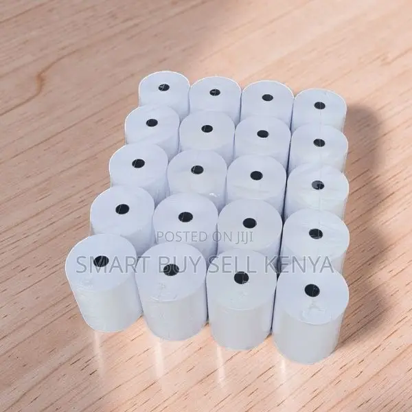 Retail Stores 20 Pieces 80mm by 80mm by 13mm Thermal Paper Rolls