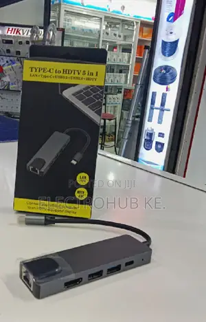 Type - C To Hdtv 5 In 1 Usb Docking Station